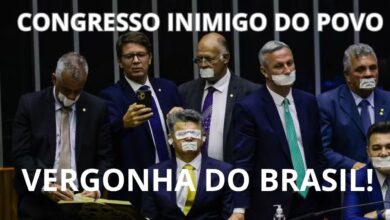 CONGRESSO INIMIGO DO POVO, VERGONHA DO BRASIL!